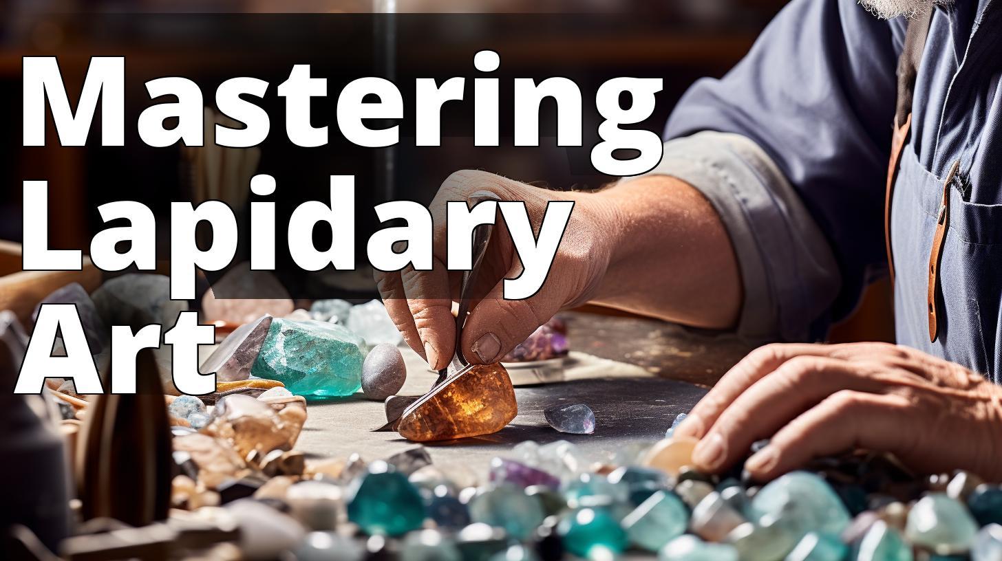 Step-by-Step Guide to Basic Lapidary Techniques for Beginners