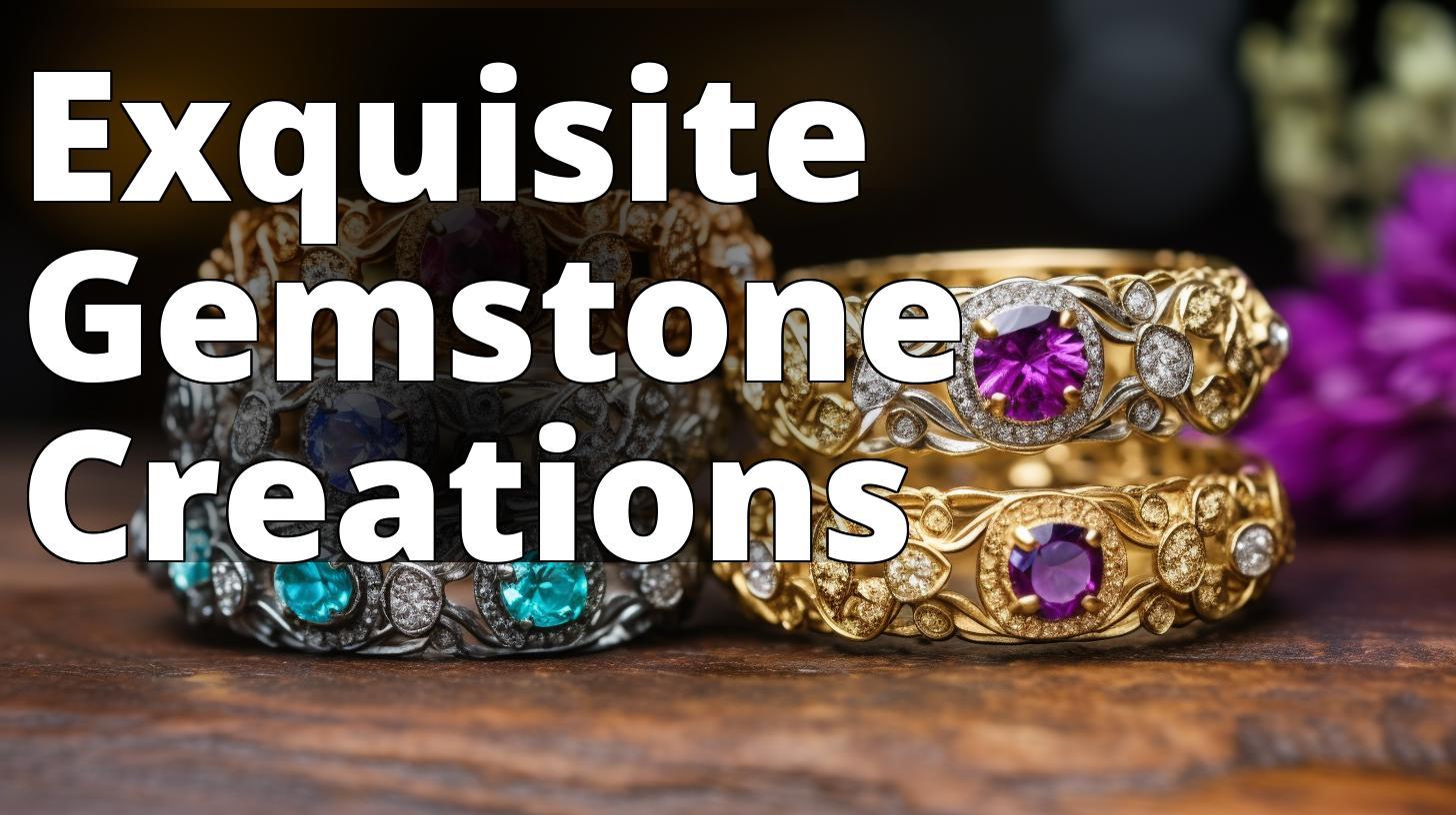 Unleash Your Creativity with Exquisite Unique Gemstone Jewelry Designs: A Lapidary Inspiration