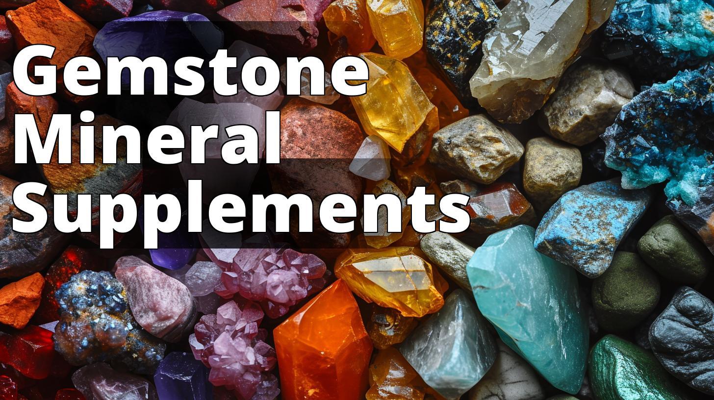 The Secret to Enhancing Lapidary Skills: Gemstone Mineral Supplements Revealed