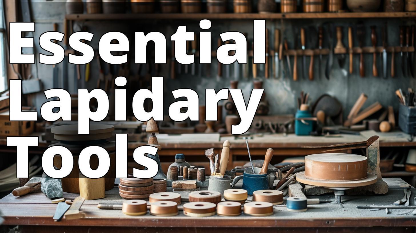 Beginner’s Guide: Must-Have Starter Lapidary Tools Revealed